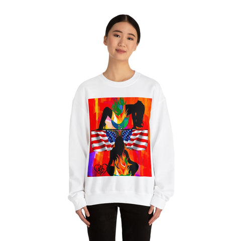 Unisex Heavy Blend™  HIP HOP ART Crewneck Sweatshirt