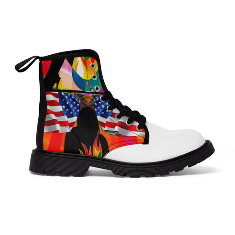 Men's Canvas  HIP HOP ART Boots