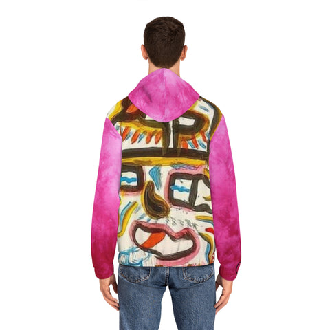 Men's Full-Zip HIP HOP ART Hoodie (AOP)