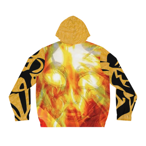 Men's Full-Zip  HIP HOP ART Hoodie (AOP)