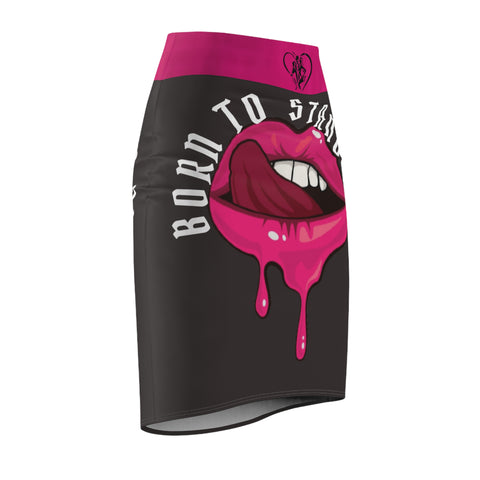 Women's  HIP HOP ART Pencil Skirt (AOP)