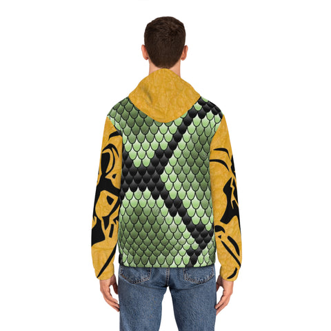 Men's Full-Zip HIP HOP ART Hoodie (AOP)