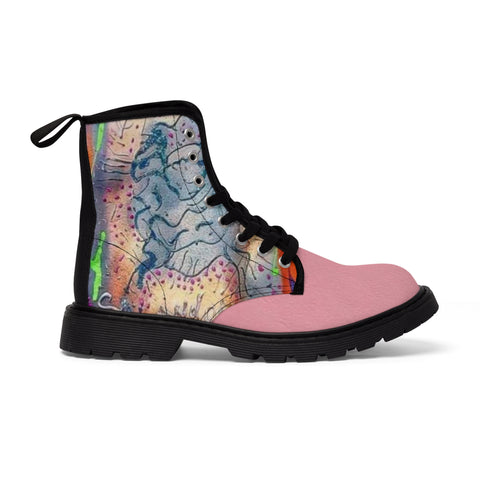 Men's  HIP HOP ART Canvas Boots