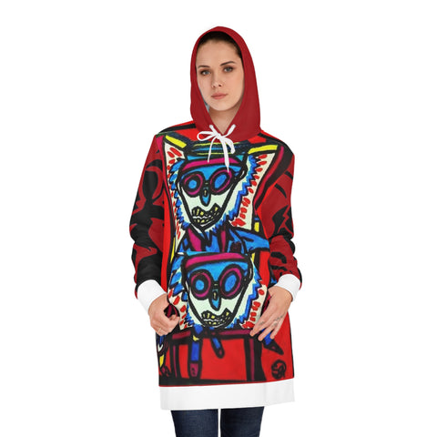 Women's HIP HOP ART Hoodie Dress (AOP)