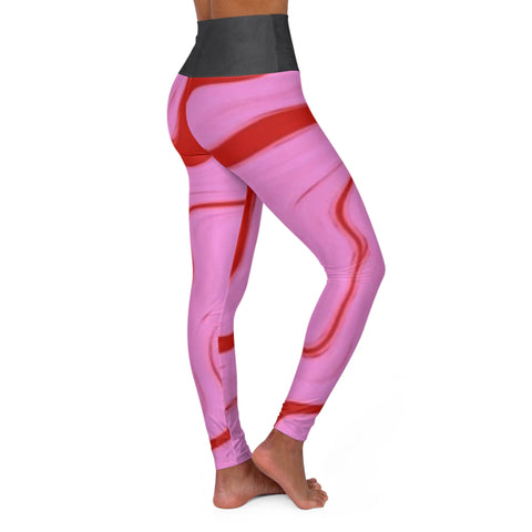 High Waisted  HIP HOP ART  Yoga Leggings (AOP)