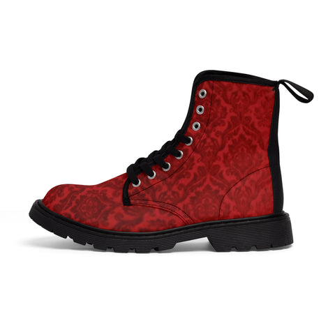 Men's HIP HOP ART Canvas Boots