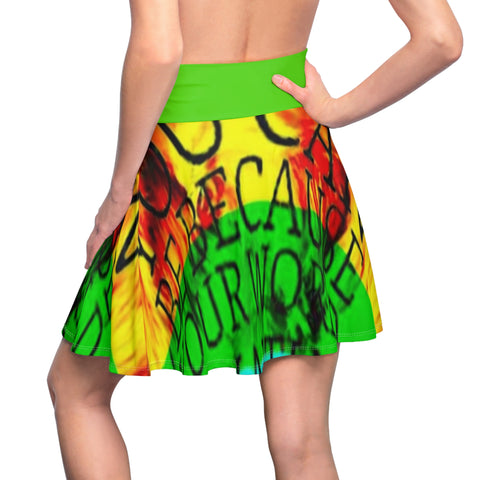 Women's  HIP HOP ART Skater Skirt (AOP)