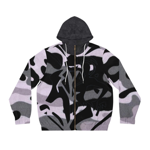 Men's Full-Zip HIP HOP ART  Hoodie (AOP)