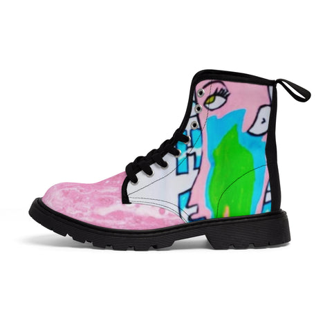 Men's Canvas  HIP HOP ART Boots