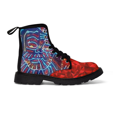 Men's HIP HOP ART Canvas Boots