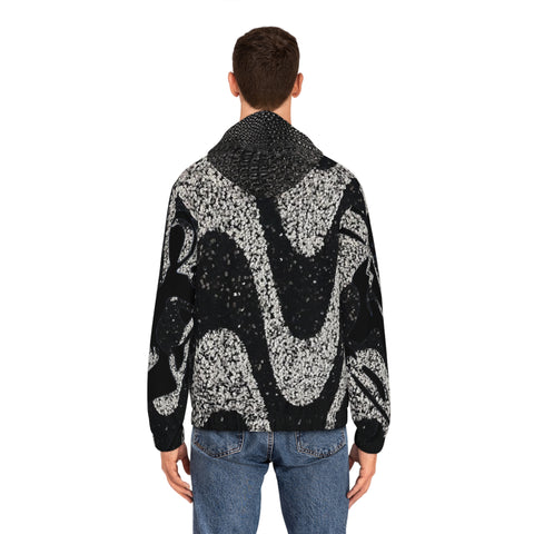 Men's Full-Zip  HIP HOP ART Hoodie (AOP)