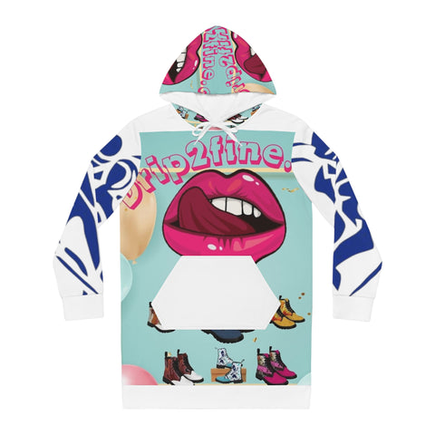 Women's HIP HOP ART Hoodie Dress (AOP)