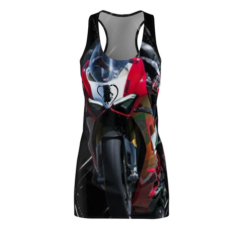 Women's Cut & Sew  HIP HOP ART Racerback Dress (AOP)