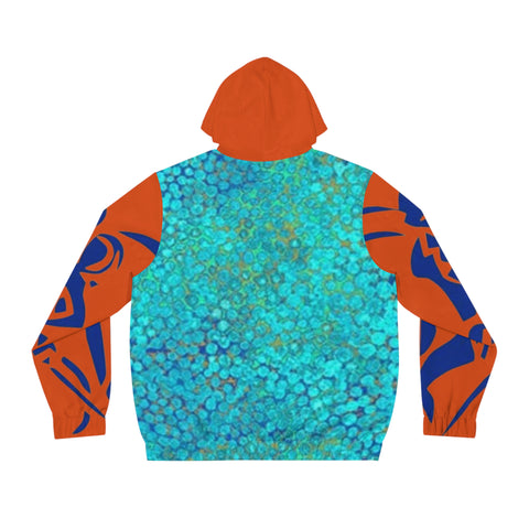 Men's Full-Zip  HIP HOP ART Hoodie (AOP)