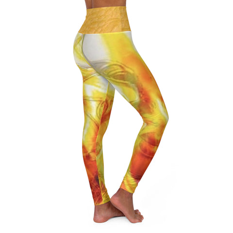 High Waisted  HIP HOP ART Yoga Leggings (AOP)