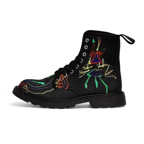 Men's Canvas HIP HOP ART Boots