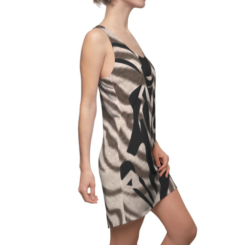 Women's Cut & Sew  HIP HOP ART Racerback Dress (AOP)