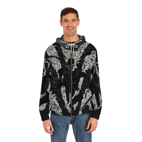 Men's Full-Zip  HIP HOP ART Hoodie (AOP)