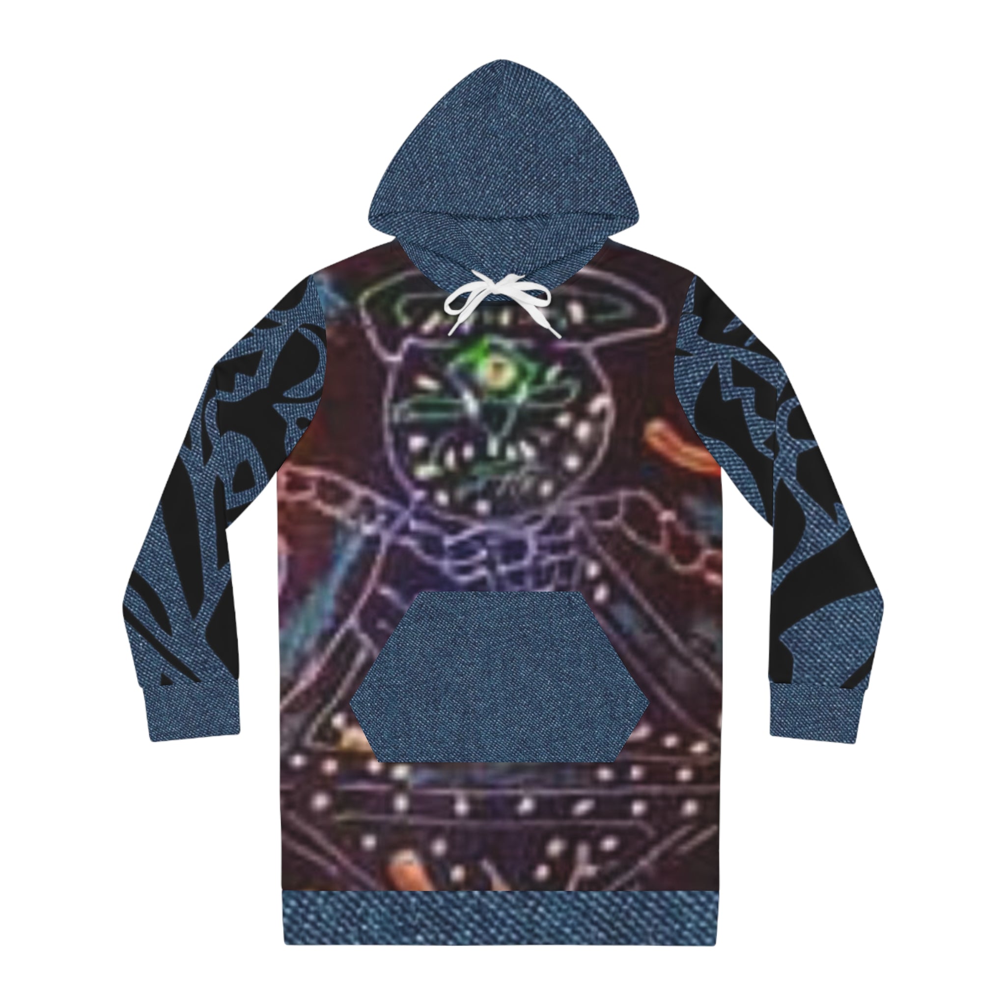 Women's HIP HOP ART Hoodie Dress (AOP)