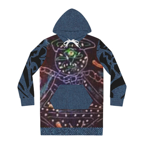 Women's HIP HOP ART Hoodie Dress (AOP)