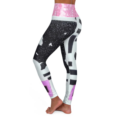 High Waisted  HIP HOP ART  Yoga Leggings (AOP)
