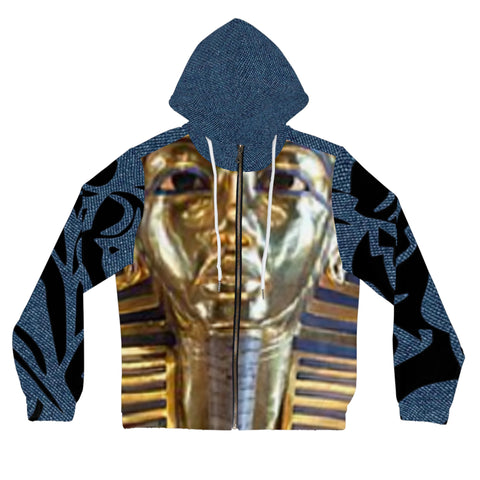 Women’s Full-Zip HIP HOP ART Hoodie (AOP)