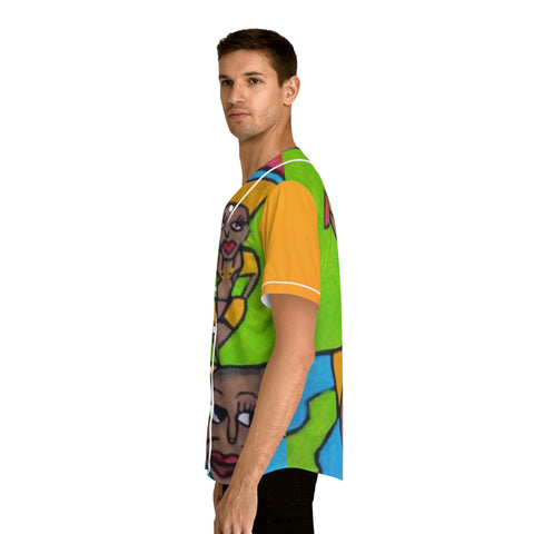 Men's  HIP HOP ART  Baseball Jersey (AOP)