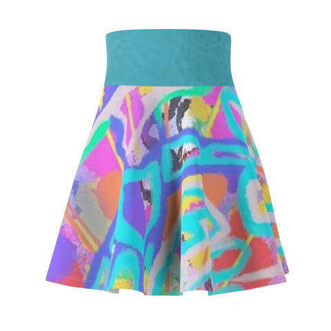 Women's HIP HOP ART Skater Skirt (AOP)