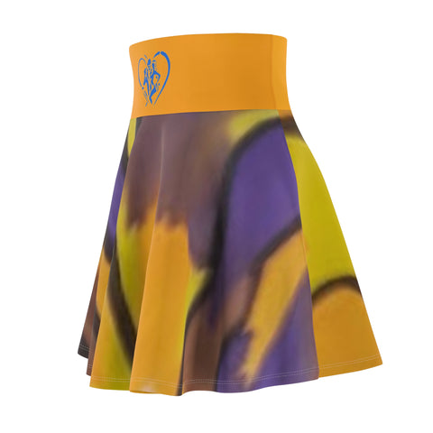 Women's HIP HOP ART Skater Skirt (AOP)