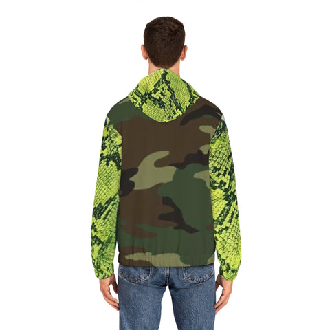 Men's Full-Zip HIP HOP ART Hoodie (AOP)