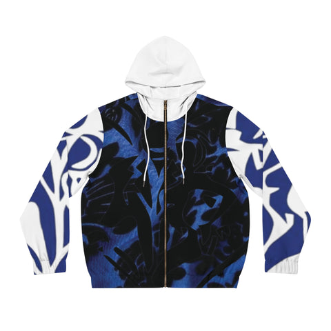 Men's Full-Zip  HIP HOP ART  Hoodie (AOP)