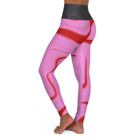 High Waisted  HIP HOP ART  Yoga Leggings (AOP)