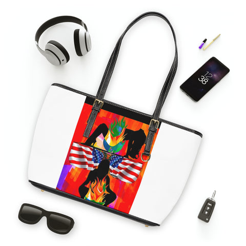 PU Leather  HIP HOP ART Shoulder Bag