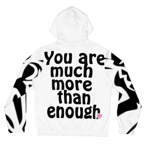 Women’s Full-Zip HIP HOP ART Hoodie (AOP)