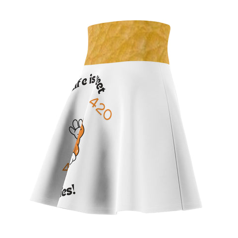 Women's HIP HOP ART Skater Skirt (AOP)