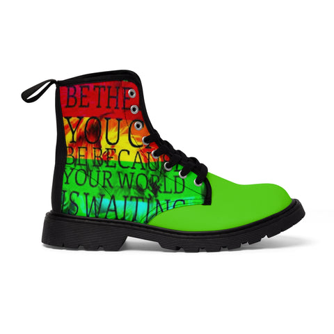 Men's Canvas  HIP HOP ART Boots