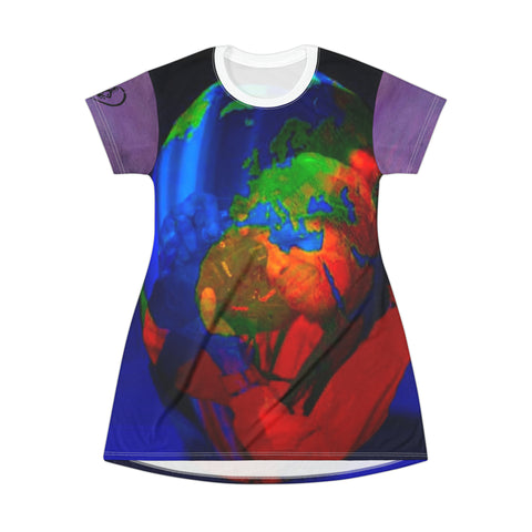 HIP HOP ART T-Shirt Dress (AOP)