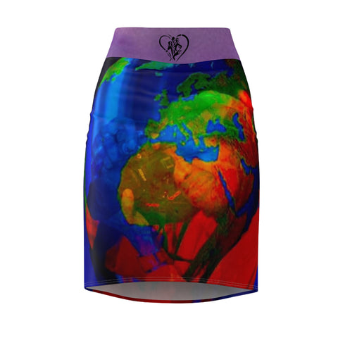 Women's HIP HOP ART Pencil Skirt (AOP)