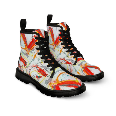 Men's Canvas HIP HOP ART Boots