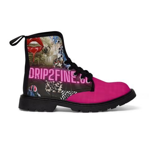 Men's Canvas HIP HOP ART  Boots