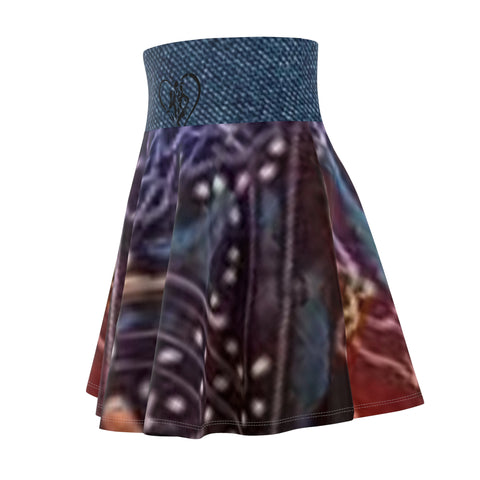Women's HIP HOP ART Skater Skirt (AOP)
