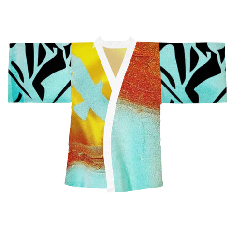 Long Sleeve  HIP HOP ART  Kimono Robe (AOP)
