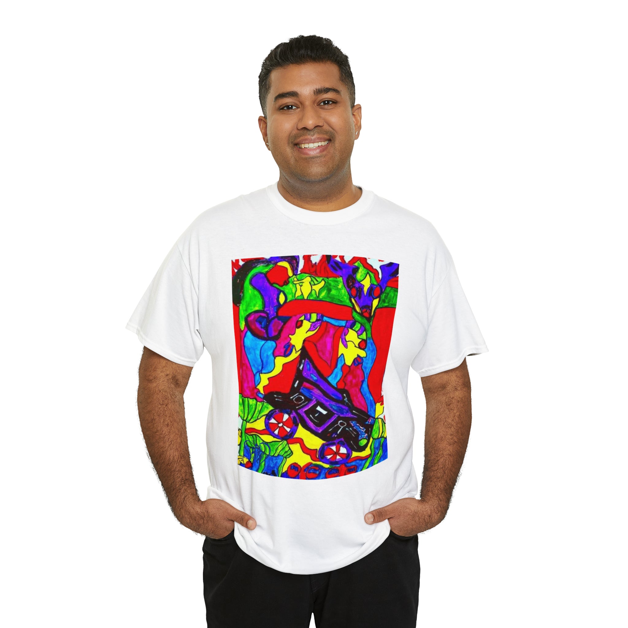 Unisex HIP HOP ART Heavy Cotton Tee