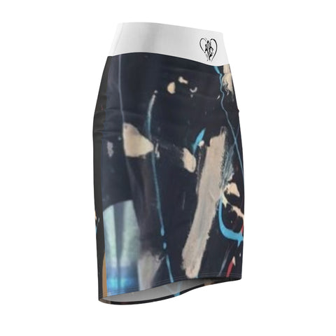 Women's HIP HOP ART Pencil Skirt (AOP)