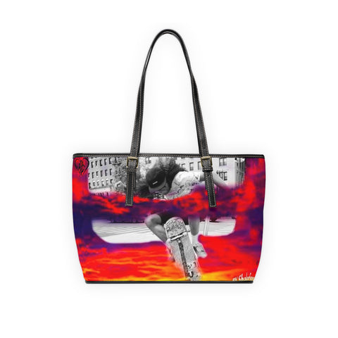 PU Leather  HIP HOP ART  Shoulder Bag