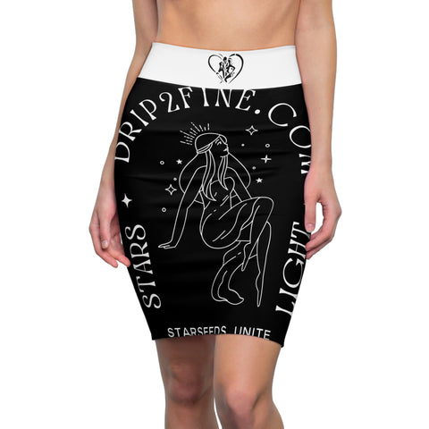 Women's HIP HOP ART Pencil Skirt (AOP)