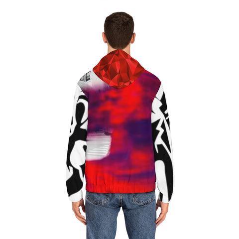 Men's Full-Zip  HIP HOP ART  Hoodie (AOP)