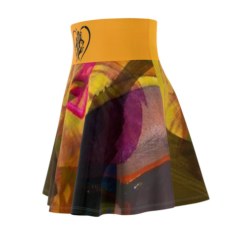 Women's  HIP HOP ART Skater Skirt (AOP)