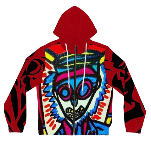 Women’s Full-Zip  HIP HOP ART Hoodie (AOP)