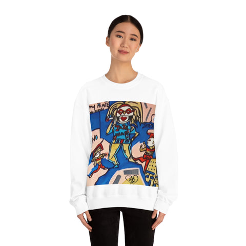 Unisex Heavy Blend™ Hp Hop Art Crewneck Sweatshirt